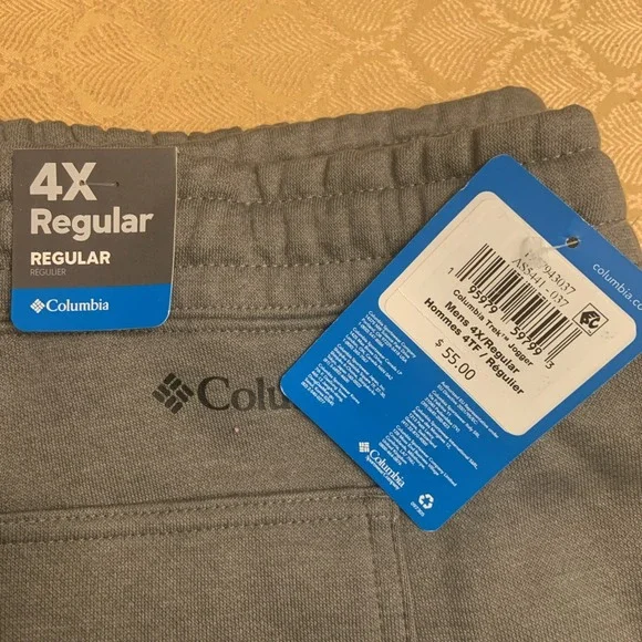 Columbia Trek Jogger Sweatpants 4XL Regular Charcoal Gym Workout Mens‎ - Picture 6 of 6
